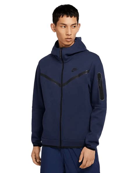 nike tech fleece navy blue